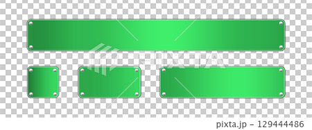 Green metal plate D1 set Green metal plate D1 set 129444486
