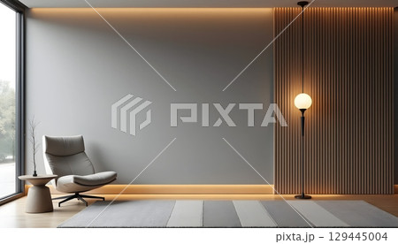 Stylish Wall Design With Gold And Shadow Layering Stylish Wall Design With Gold And Shadow Layering 129445004