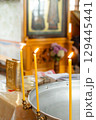 The details chriistening ceremony in the church 129445441