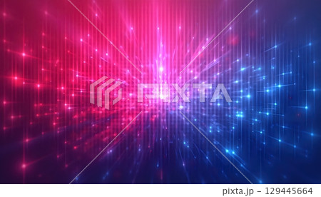 Smooth Gradient Burst With Vibrant Red Blue Tones Smooth Gradient Burst With Vibrant Red Blue Tones 129445664