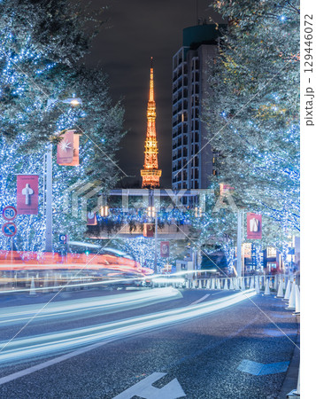 東京タワー（六本木けやき坂イルミネーション） 129446072