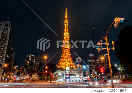 東京タワー（赤羽橋交差点） 129446074