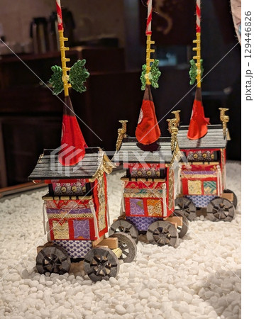 祇園祭　山鉾のミニチュア模型 129446826