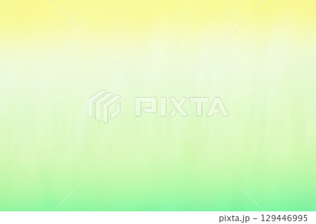 黄、緑色系　流れるようなライン　グラデーション背景 129446995