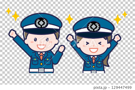 保全/二人組/男女 03 保全/二人組/男女 03 129447499