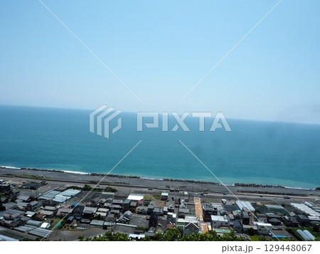 駿河湾を見下ろす久能山の絶景 駿河湾を見下ろす久能山の絶景 129448067