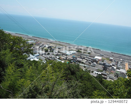 駿河湾を見下ろす久能山の絶景 駿河湾を見下ろす久能山の絶景 129448072