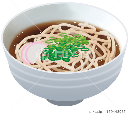 美味しそうなうどん 129448985