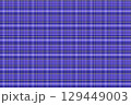 青紫色のタータンチェック背景（4:3比率）落ち着きと上品さを感じるチェック柄 129449003