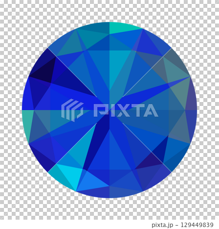きらめくカラフルな宝石のイラストレーション(バリエーションあり) きらめくカラフルな宝石のイラストレーション(バリエーションあり) 129449839