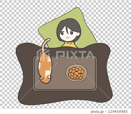 こたつで寝ている女性と猫 机の上のみかん|女性,猫,こたつ,みかん,かわいい,ゆるキャラ こたつで寝ている女性と猫 机の上のみかん|女性,猫,こたつ,みかん,かわいい,ゆるキャラ 129450985