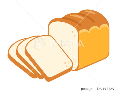 山型食パン 山型食パン 129451125