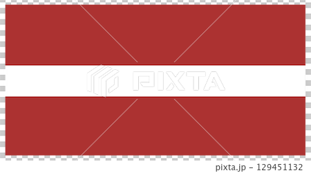Flag of Latvia isolated with indents. 129451132