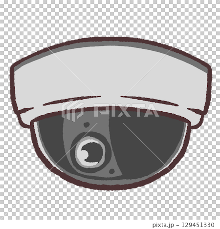 圓頂形監視器插圖 129451330