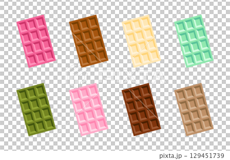 Chocolate bar set Chocolate bar set 129451739