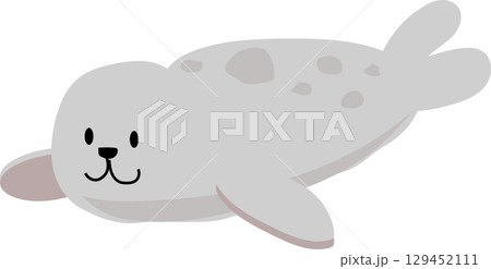 ゴマフアザラシ、手足尾がパーツになってます 129452111