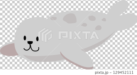 斑海豹的爪子、腳和尾巴被製成零件 129452111