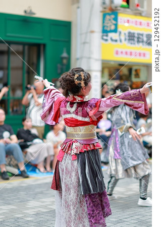 帯屋町で踊るよさこい よさこい 帯屋町で踊るよさこい よさこい 129452192