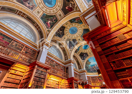 Library at the national assembly, Paris, France 129453790