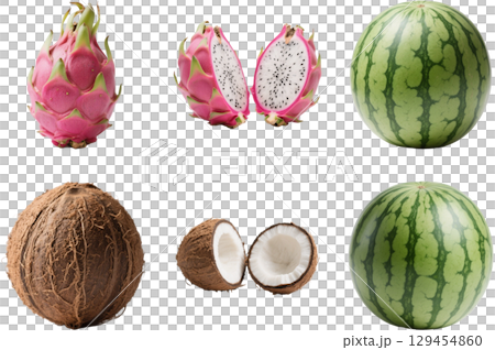 新鮮な南国の果物 129454860