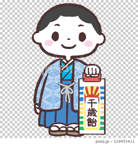 五歲的七、五三的插圖 129455411