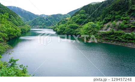 福岡県宮若市犬鳴の犬鳴ダム 129457248