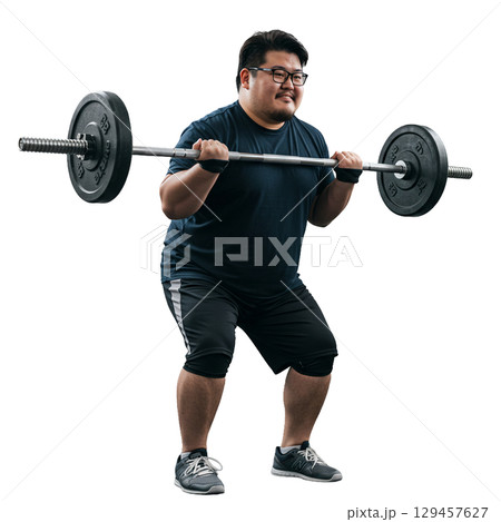 運動する男性 129457627