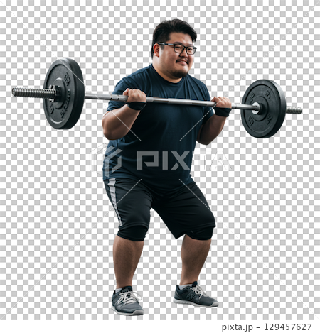 運動する男性 129457627