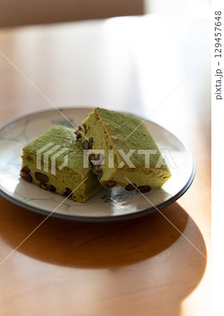 抹茶と小豆の優しい時間 129457648