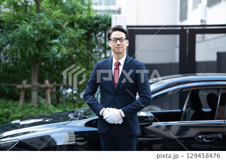 ドライバー 白手袋 ドライバー 白手袋 129458476