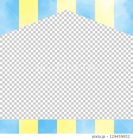 水彩のおしゃれな正方形のベクターフレーム 青系 家 不動産 水彩のおしゃれな正方形のベクターフレーム 青系 家 不動産 129459052