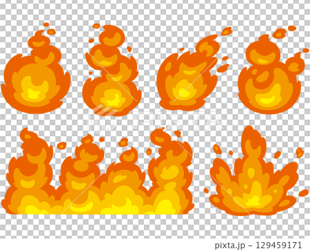Flame illustration 129459171