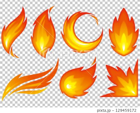 Flame illustration Flame illustration 129459172