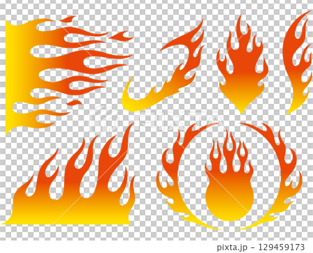 Flame illustration 129459173