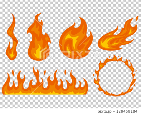 Flame illustration Flame illustration 129459184