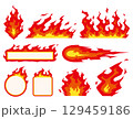炎イラスト 129459186