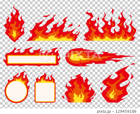 Flame illustration 129459186