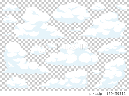 雲的插圖 雲的插圖 129459511