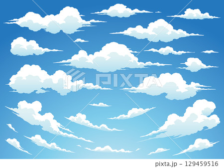 雲イラスト 129459516