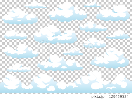 雲イラスト 129459524