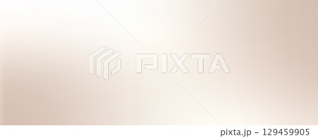 Light brown and beige background with soft gradient. Cosmetic blush tones elegant banner design. Blurred gradation beige texture. Vector calm horizontal wallpaper in pastel colors 129459905