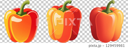 五顏六色的辣椒粉的插圖 129459981