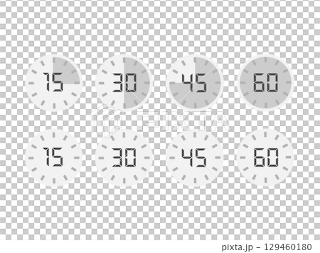 計時器時間插圖集 計時器時間插圖集 129460180