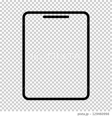タブレット端末のアイコン。 タブレット端末のアイコン。 129460998