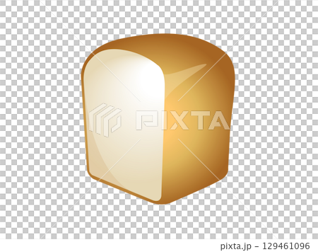 Loaf of white or wheat bread icon Loaf of white or wheat bread icon 129461096