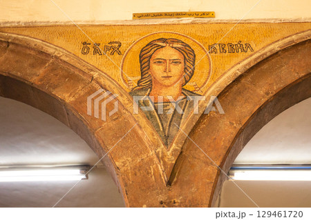 Madaba, Jordan interior of St George Church Madaba, Jordan interior of St George Church 129461720