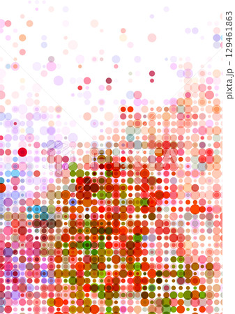 ドットテクスチャ　赤系 129461863