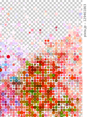 ドットテクスチャ　赤系 129461863