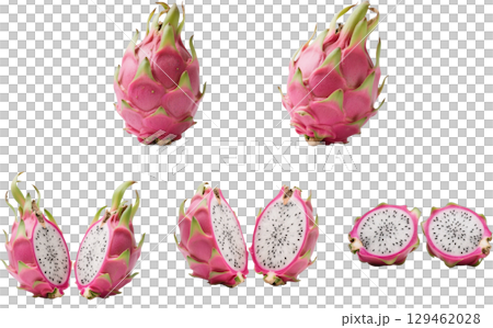 逼真的火龍果 129462028