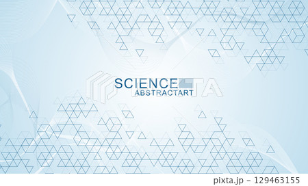 Modern abstract texture background with triangle and hexagonal shapes. Hexagonal geometric pattern for poster, header, web banner, footer, website, presentation 129463155